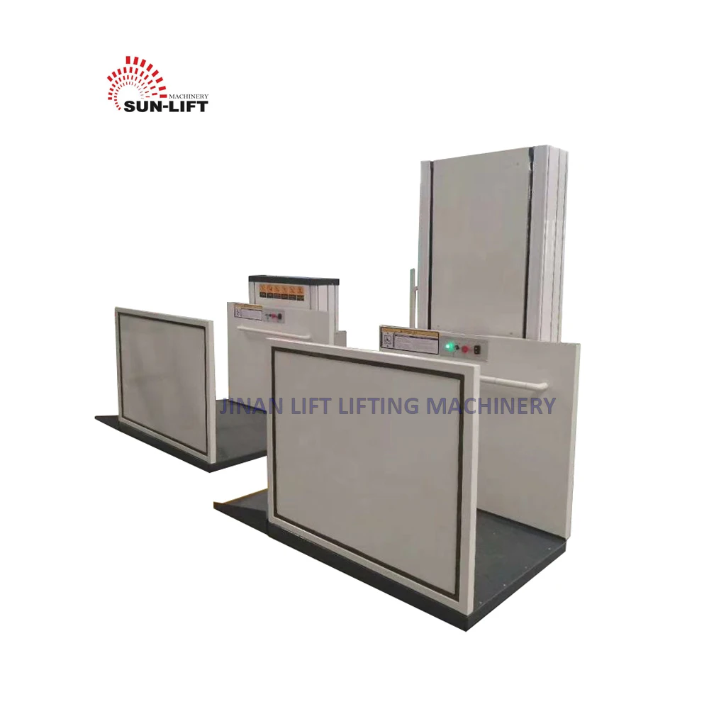 1m-10m China Factory hydraulic vertical platform lift portable wheelchair lift for home lift elevator with CE