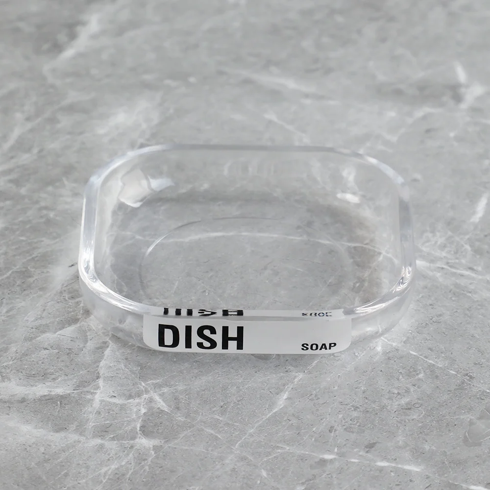 Wholesale Elegance Glass Bathroom Set Decor 4 Piece Toothbrush Holder Soap Dispenser Dish Glass Bathroom Accessories