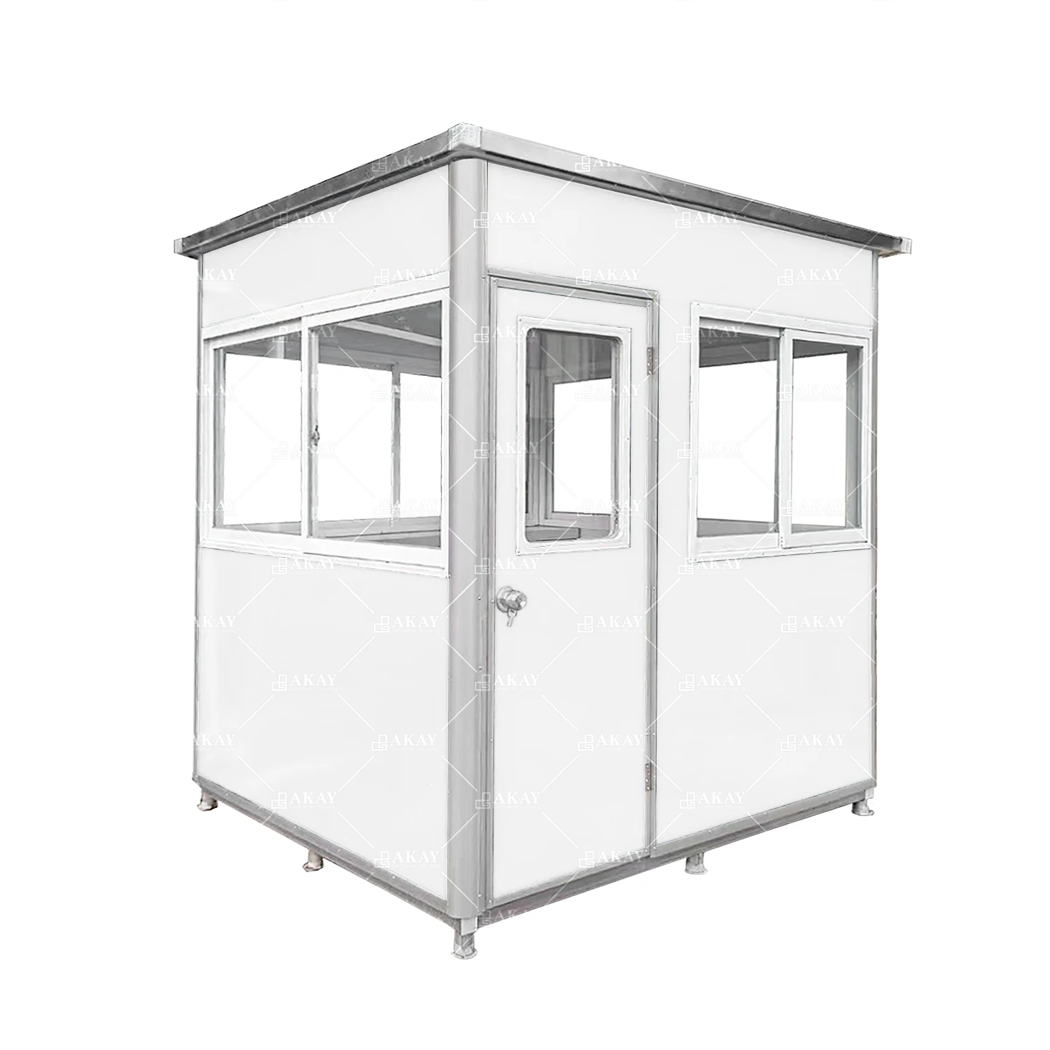 Low Price high quality sentry box mobile container house security guard house cabin prefab sentry box For Container house