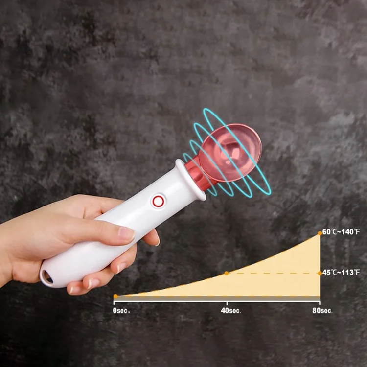 Kitchen Gadgets Rechargeable Electrically Antifreeze Electronic Heated Ice Cream Dig Ball Scoop Non Stick