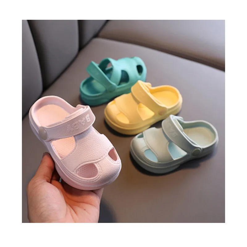 Hot sale high quality summer boy girl soft sole beach sandals shoes fashion cartoon girl boy slippers sandals