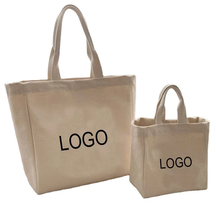 15Oz 16Oz  Two Tone Multi Compartment Orange Premium Organic Chain Fabric Carton Iso Bsci Cotton Embroidered Canvas Tote Bag
