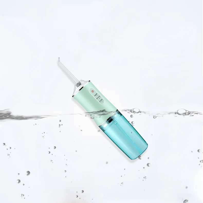 Portable rechargeable tooth cleaner rotatable usb cordless dental oral irrigator water flosser