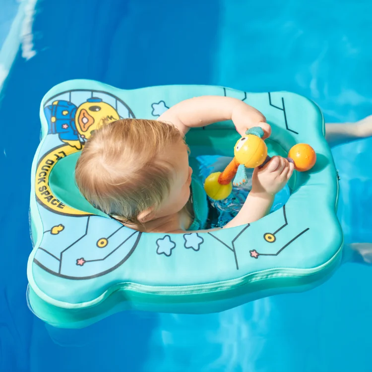 Free Swimming Baby Inflatable Swim Float Seat Boat Pool Swim Ring for Toddler