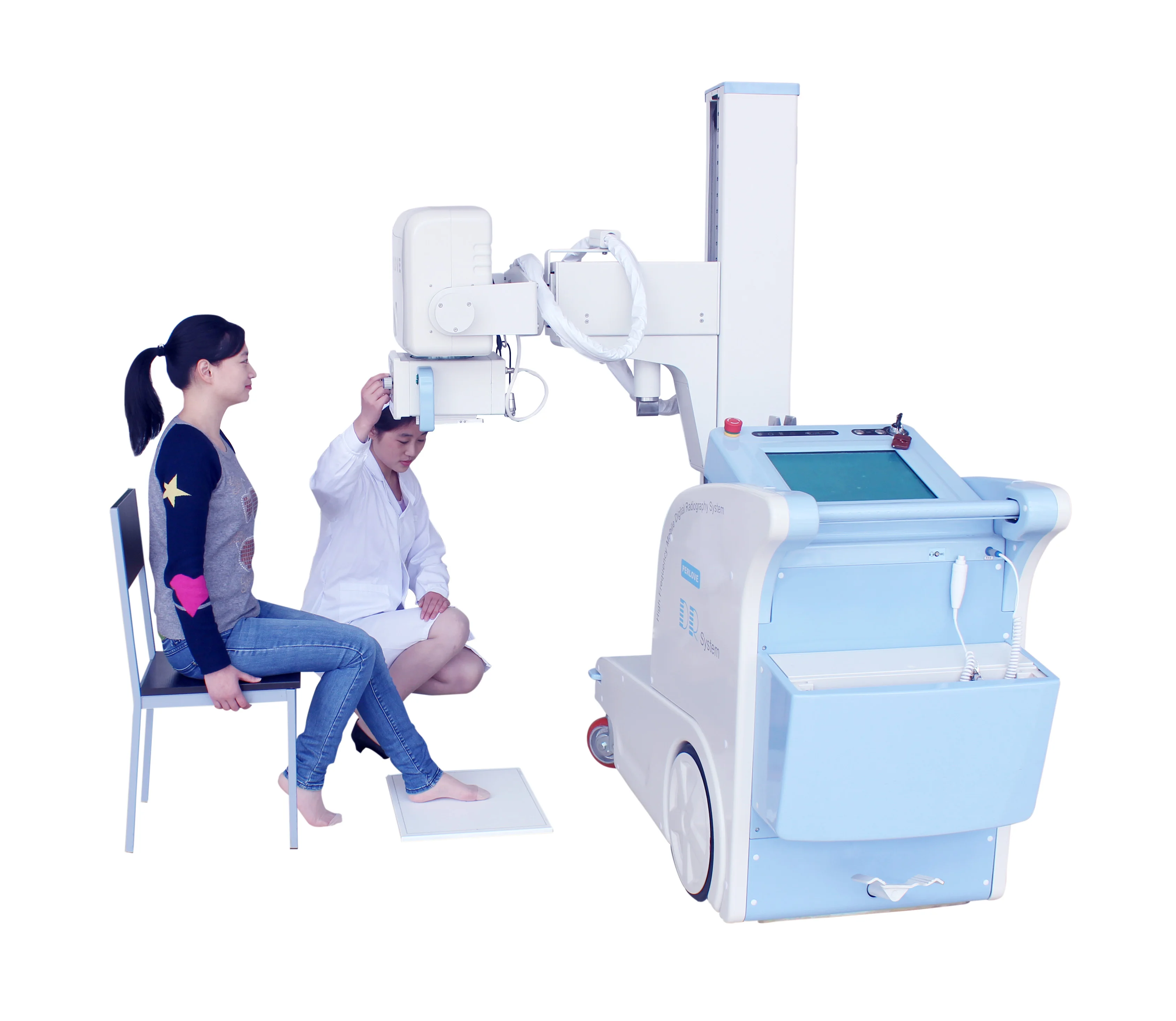 Mobile dr 630ma x ray digitalizador machine