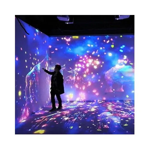 Gloview Interactive Projection 3d interactive immersive holographic projection hall Interactive Wall