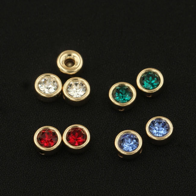 Bulk Waterproof Designer 14K Gold Filled Bear Vintage Charm Crystal Pendants Beads for Diy