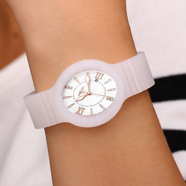 custom silicone ion watch band,cute sport watch