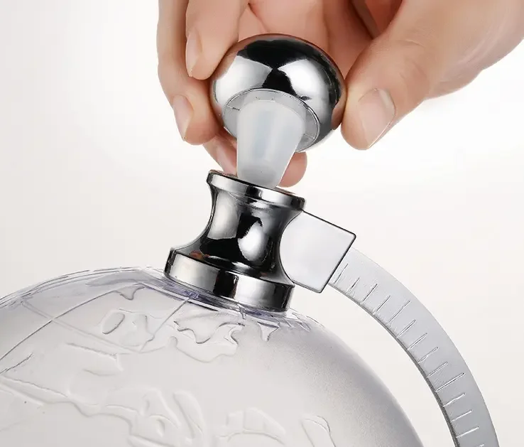 Dispenser Jar with Tap for Water Tea Juice Beer whiskey globe decanter with metal base