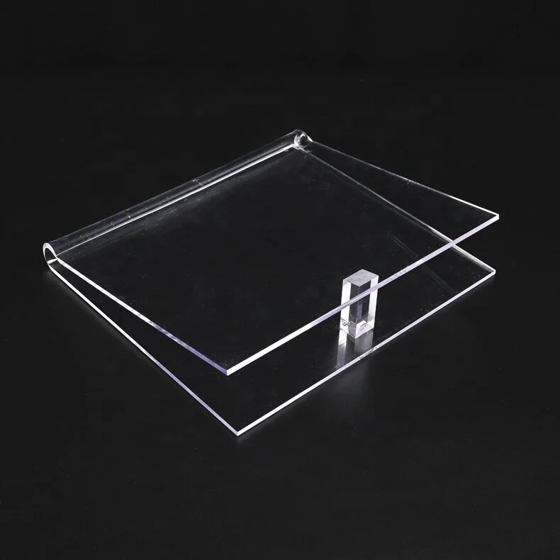 Оптовая продажа креативная акриловая подъемная стойка для ноутбука прозрачный кронштейн планшета из оргстекла подставка горячего изгиба компьютера