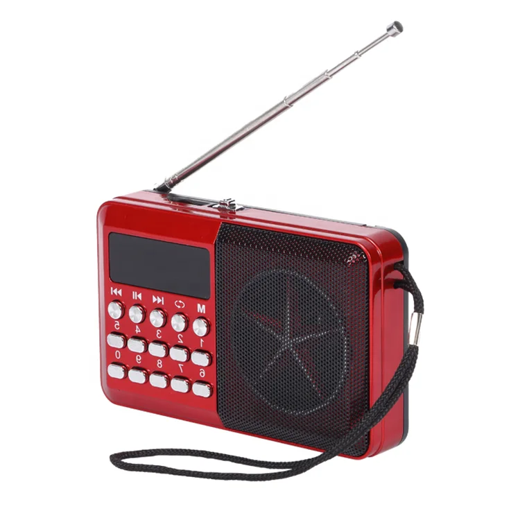 
 Заводские дешевые портативные цифровые MP3 TF карты FM радио приемник встроенный динамик  