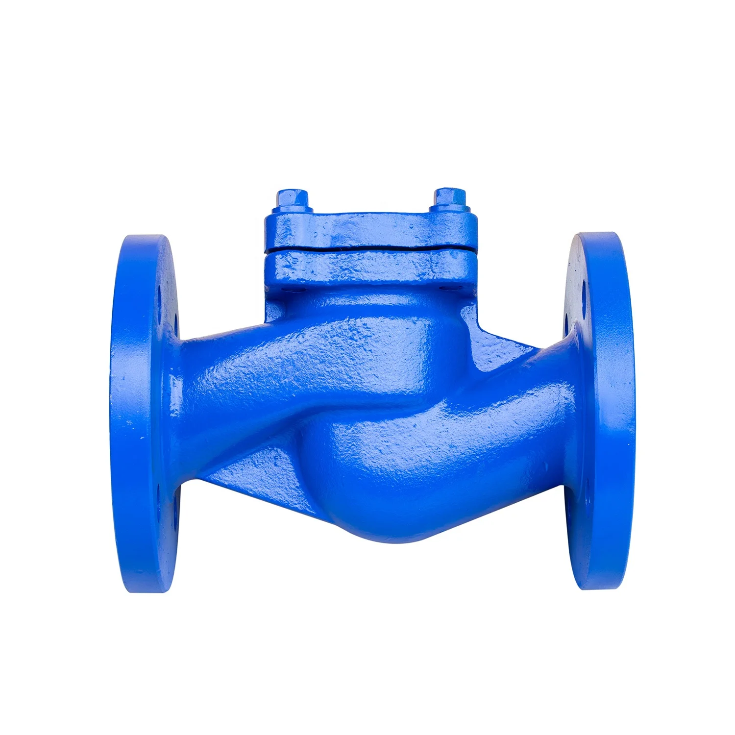 Flanged DIN DN50 DN100 DN200 PN25 Spring Loaded Cast WCB Piston Globe Check Valve