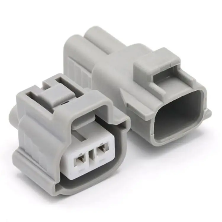 2 Way Fog Socket Lamp Plug Turn Signal Light Connector 6189-0175 90980-11019 Male Female Electrical Auto Wiring Cable Connector