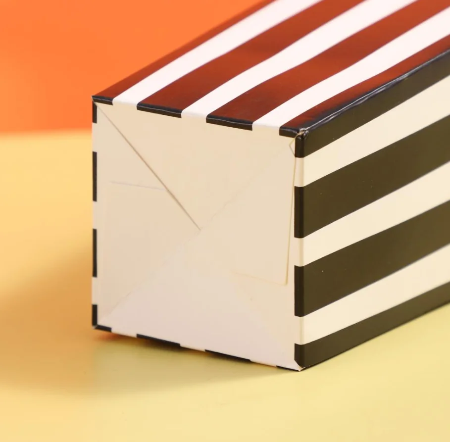 24oz 32oz 46oz Disposable Custom Printed Cinema Square Popcorn Paper Bag Container Food Foldable Popcorn Packaging Box