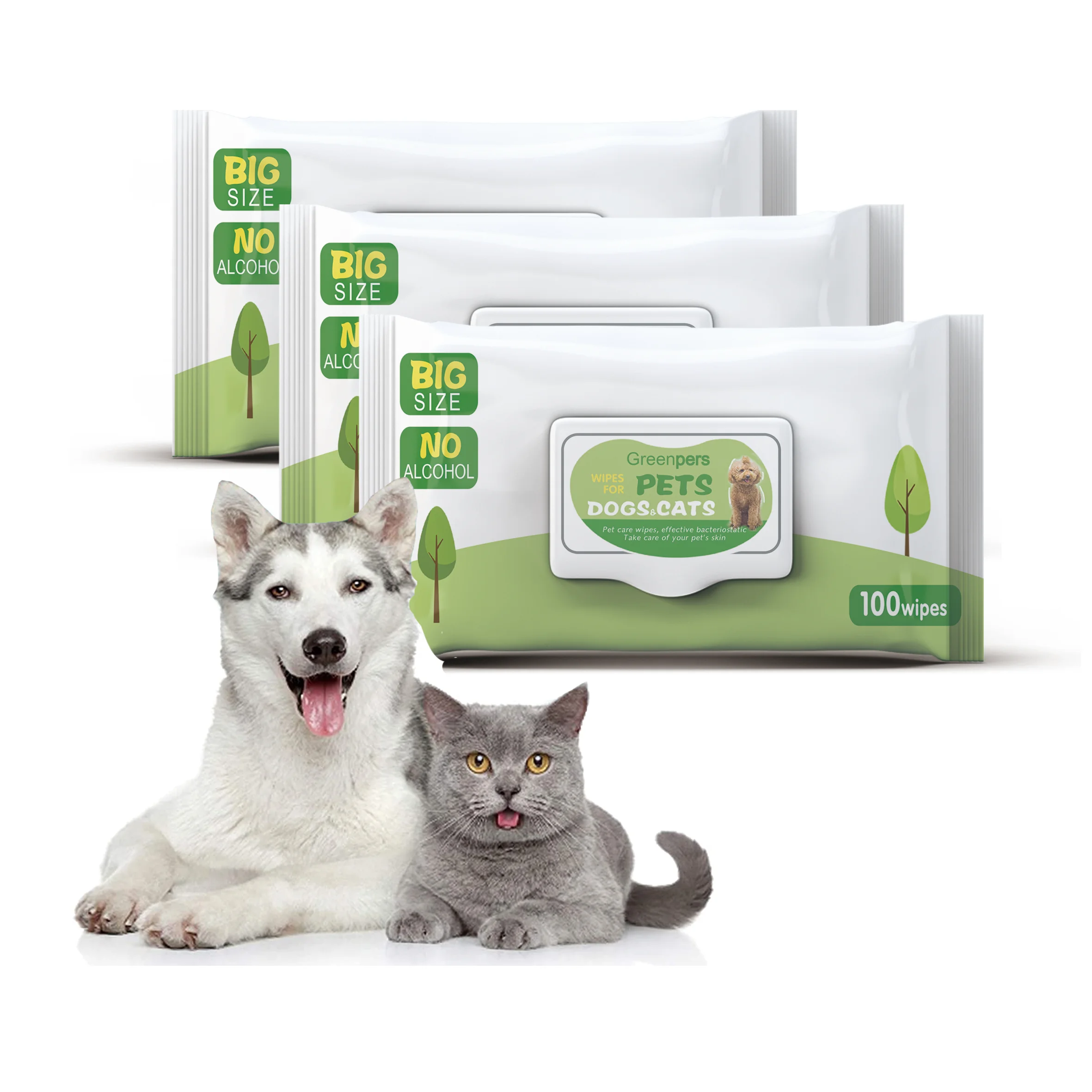 New Sell Cleaning Organic Biodegradable Dog Cat Ear Eye Water Pet Wet Wipes