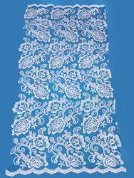 lace fabric factory wholesale price african sequins white dress lace fabric for wedding