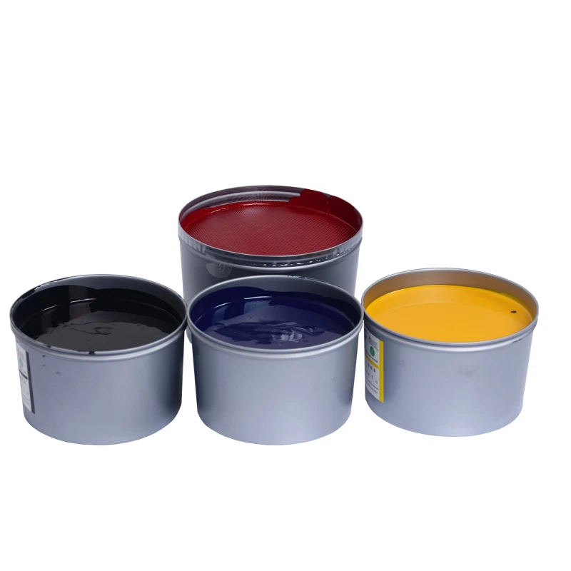 Factory price silk transfer plastisol inks white blue yellow for silicone screen printing water based ink for screen printing