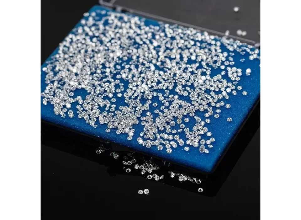 Loose Melee Cvd Diamonds 0.8-3.3mm White DEF VVS-SI Lab Diamond Synthetic Round Brilliant Cut Hpht Diamond CVD