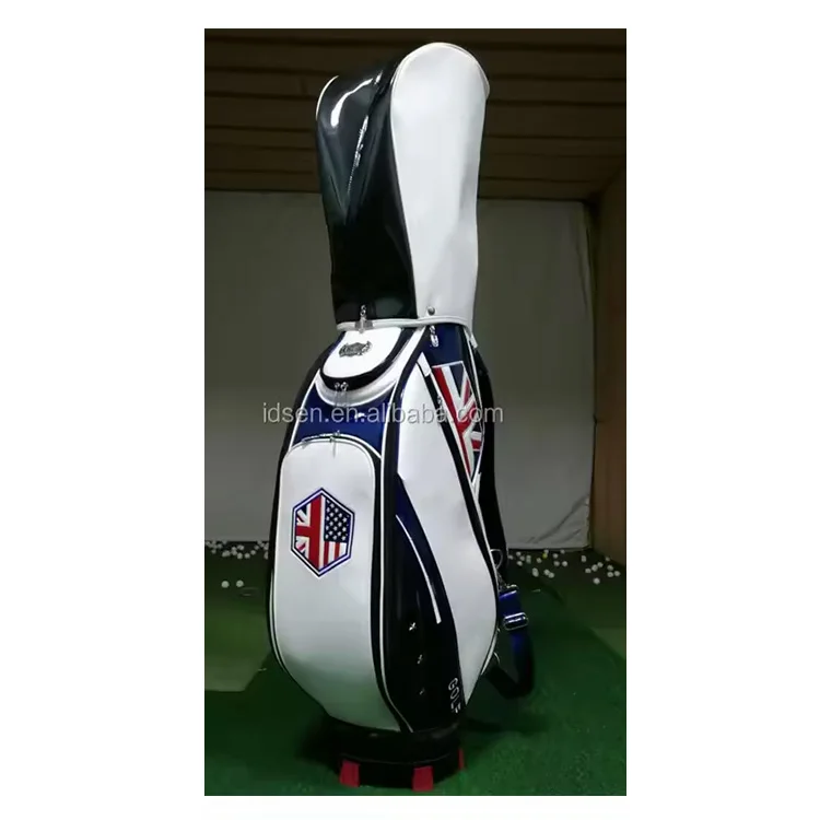 Wholesale Waterproof Custom Tour Golf Staff PU Bag golf bag for men