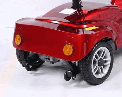 Electric Mobility Scooter 4 Wheel with Basket, 360 Degrees Rotating Seat Foldable Electric Mobility Scooter Usa