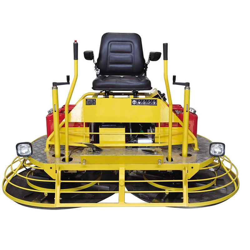 gasoline diesel ride on easy control big power trowel for sale