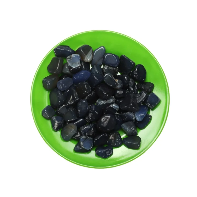 Chinese merchants supply high-quality polished multi-color agate rolling stones