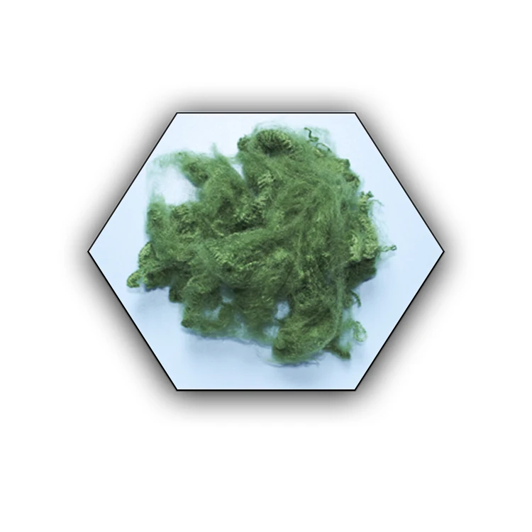 
pp staple fiber green color Non-Woven Fabric 