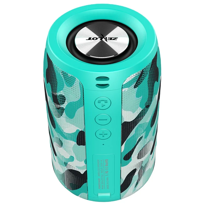 Mini Portable HIFI Subwoofer Speaker ZEALOT S32 Wireless Speaker with FM Radio Column Support TF, TWS, USB Flash Drive