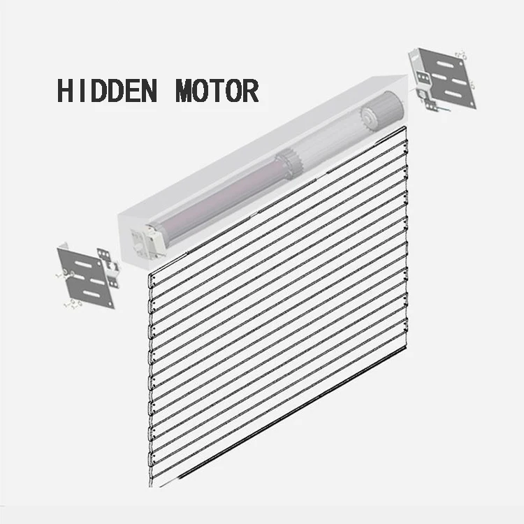 ABYAT High Speed Roller Shutter Door Remote Control Metal Roll Up Door With Electric Motor