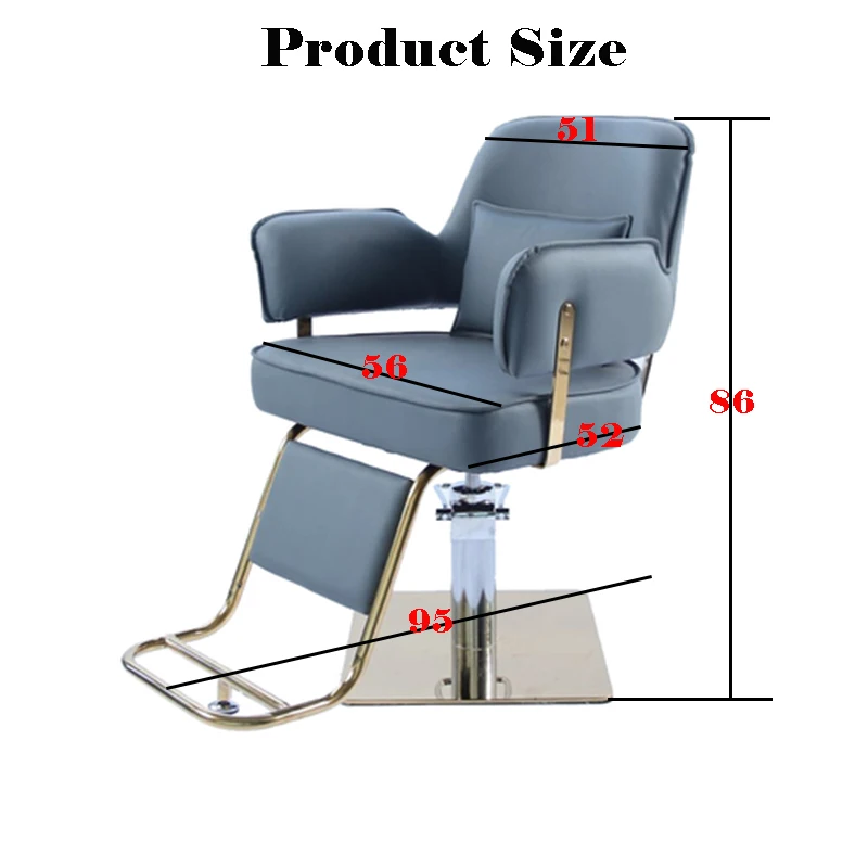 Wholesale Salon Hair Chair Classic  Leather Fashionable Customized Style Beauty Modern barber chairs HE-580