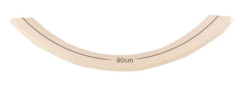 New Style Kids Wood Balancing Standing Yoga Stability Rehabilitation Trainer Fitness Wooden Wobble Balance Board