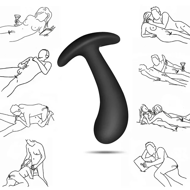 Medical silicone adult sex toy silicone posterior anal plug Dilator For Men And Woman vaginal masturbation