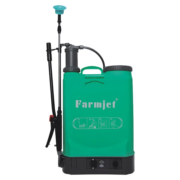 Farmjet 16L Аккумуляторный распылитель Регулируемые режимы распыления от мелкого до толстого сельского хозяйства 2 в 1 Рюкзак Электрический распылитель