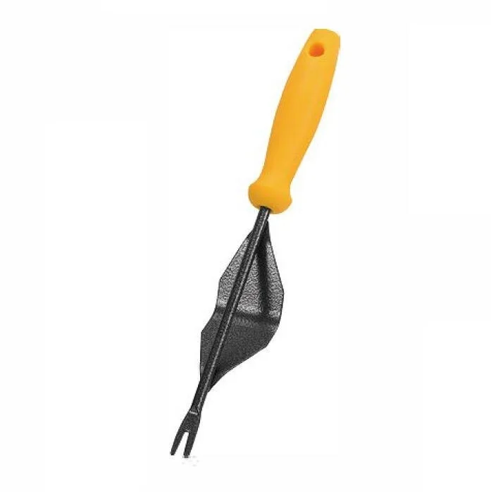 Five Teeth Garden Iron Steel Hand Rake Leaf Rake for Gardening Cultivating Loosening Weeding Mulching