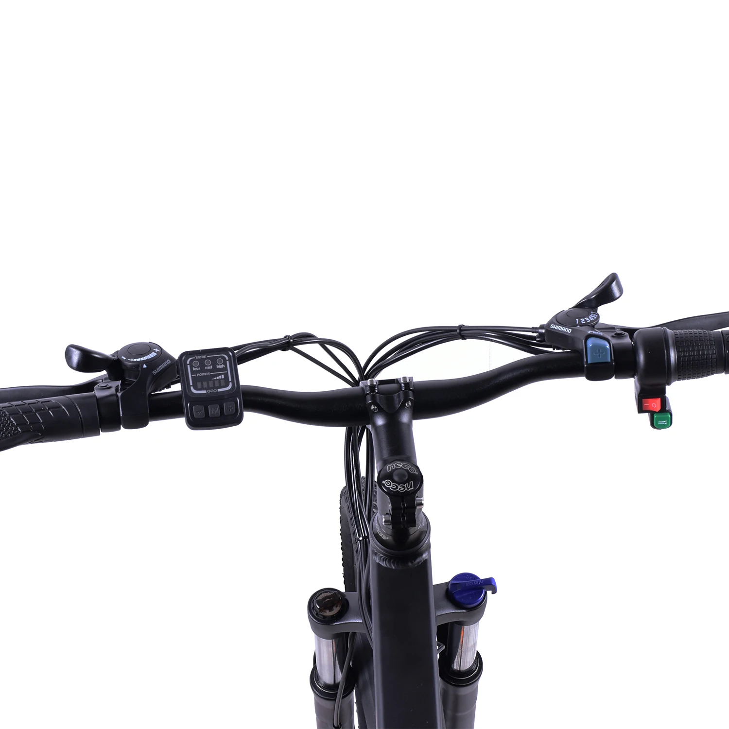 Speed sensor mountain off-road 4.0 fat tire beach electric bicycle 26 inch hard fork power assisted lithium tram