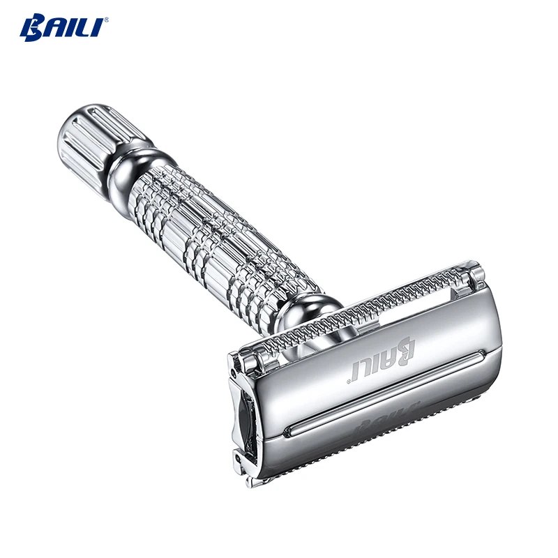 Private Label Double Edge Razors Stainless Steel Double Edge Safety Razor Butterfly Razor