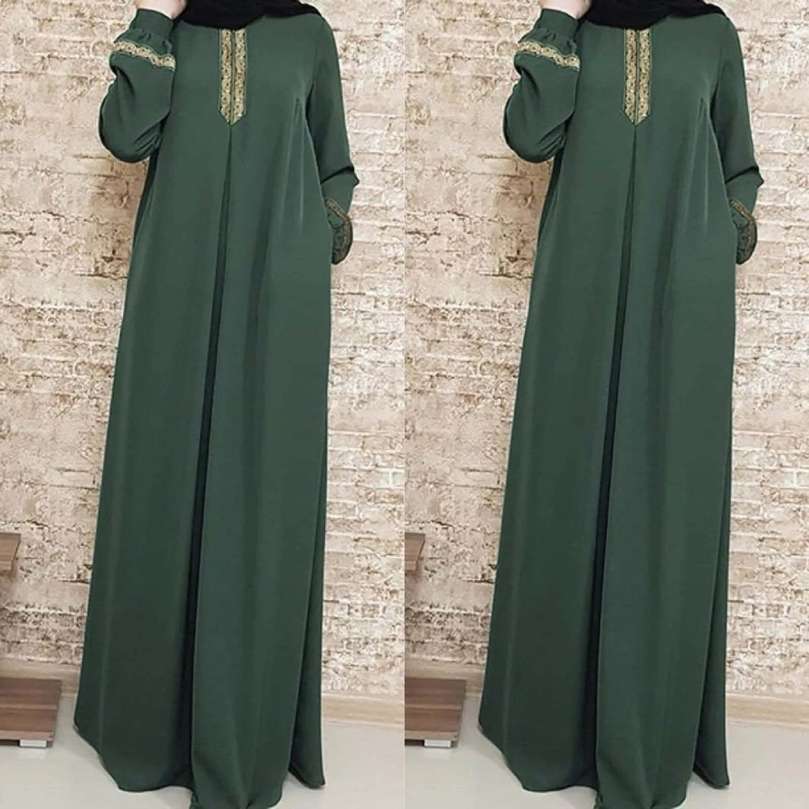 Новинка лидер продаж 2025 Abaya EID Jilbab Dubai молитвенная Buibui Kebaya мусульманская одежда без шарфа