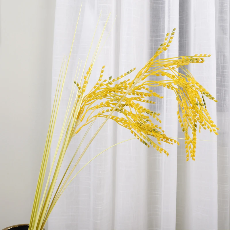 artificial rice plastic long branch grain rural harvest shooting props false spikes