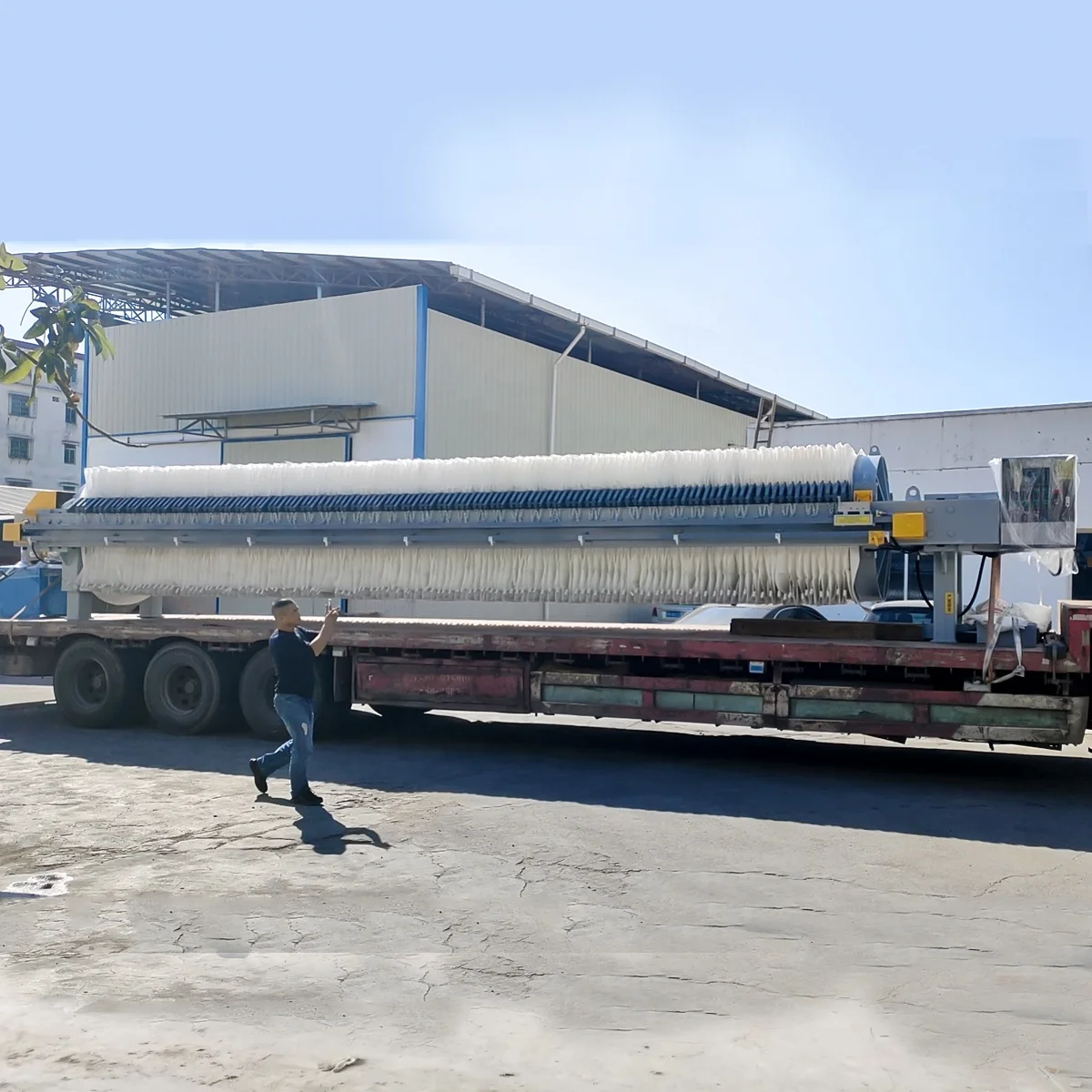 Round Chamber Automatic Pressure Holding Engineering Filter Press 800 Series for Metallurgy Wastewater