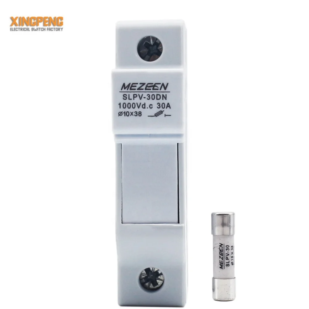 Mezeen dc предохранитель PV фотоэлектрическая система 1-15A 20A 30 Amp 1000V Din Rail