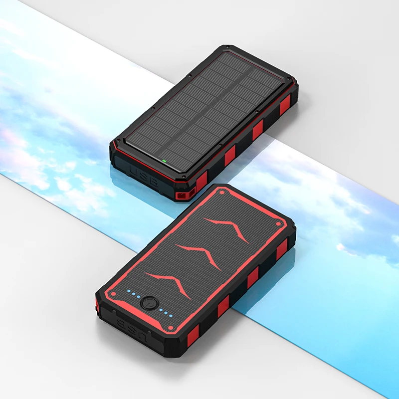 high quality 2020 trending products portable charger wireless solar power bank 20000mah fast charging