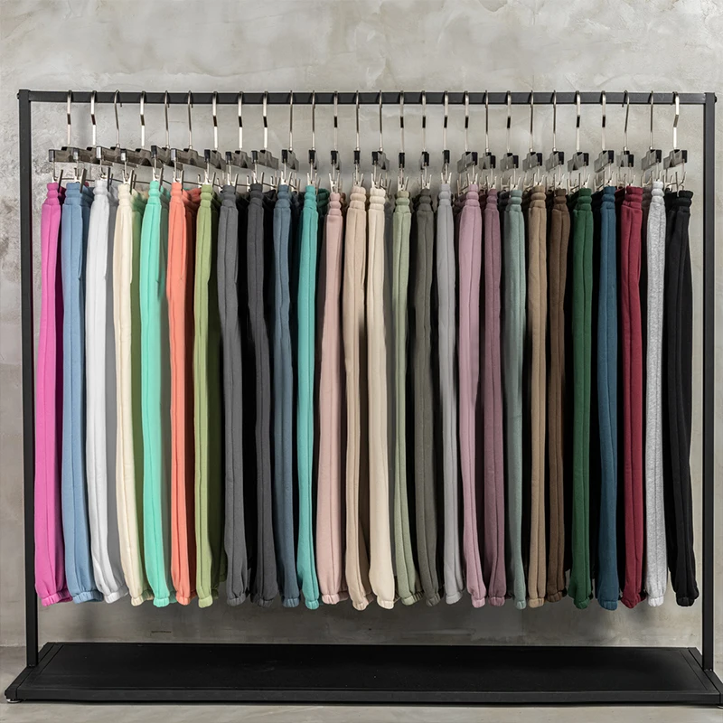 Высококачественные осенне-зимние мужские брюки для бега, мешковатые штаны, индивидуальные флисовые хлопковые спортивные брюки