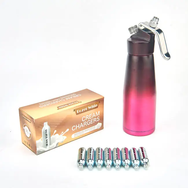 GreatWhip Efficient Dessert Tool Whipped Cream Chargers Cream Charger Aluminum Dispenser