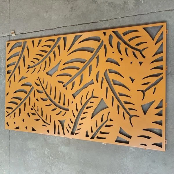 Laser Cut Partition Panel  Cnc Laser Cut Metal Screen  Laser Cut Fence Panel