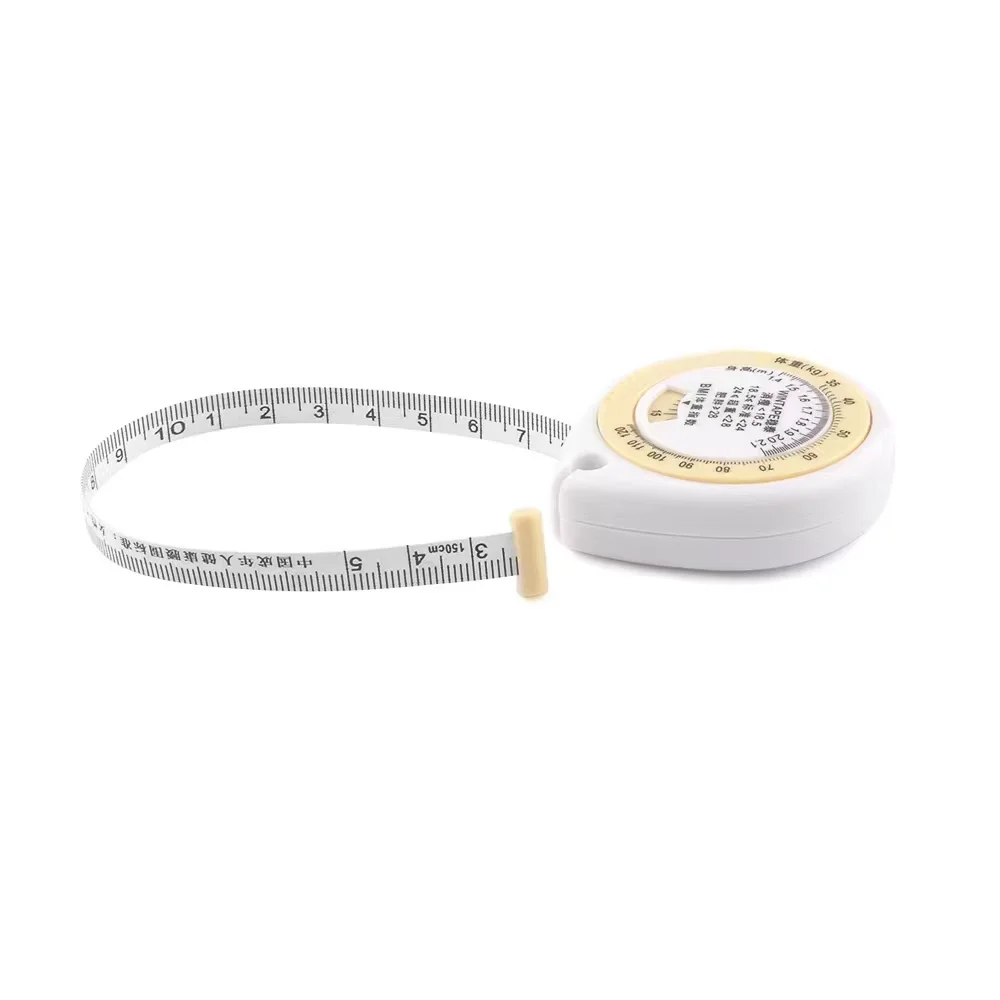 Portable 150cm Plastic Premium BMI Calculator Measuring Tape Custom Logo Printed Grade DIY Hand Tools OEM & ODM Supported