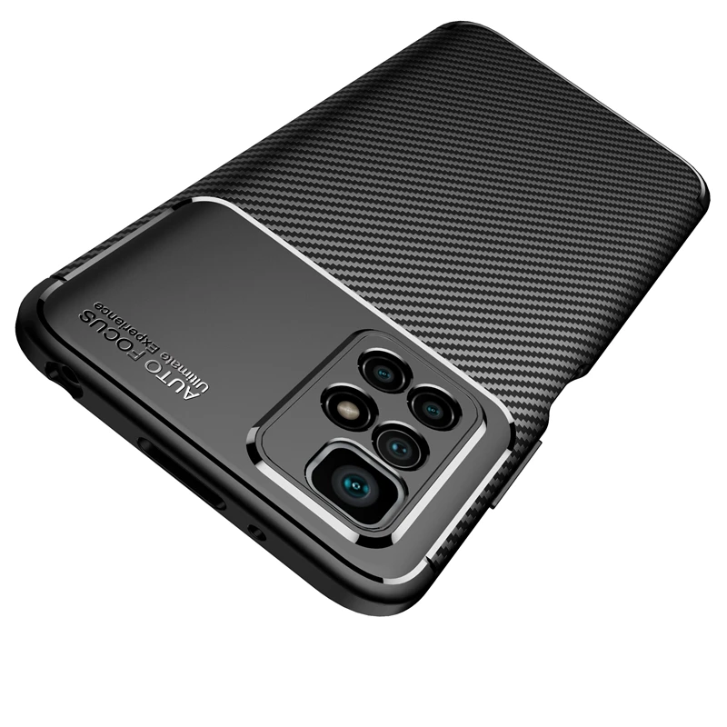 New High Quality Shockproof Real Carbon Fiber Tpu Cell Phone Case For Xiaomi Redmi 10 Note 10 Pro Max 11T Lite