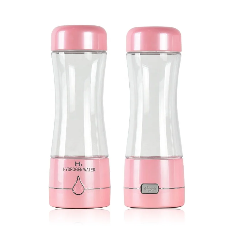 1 Year Guarantee OEM 350ml Hydrogen Generator Alkaline Ionizer Water Bottle Rich Hydrogen H2 Water Cup Manufacturer