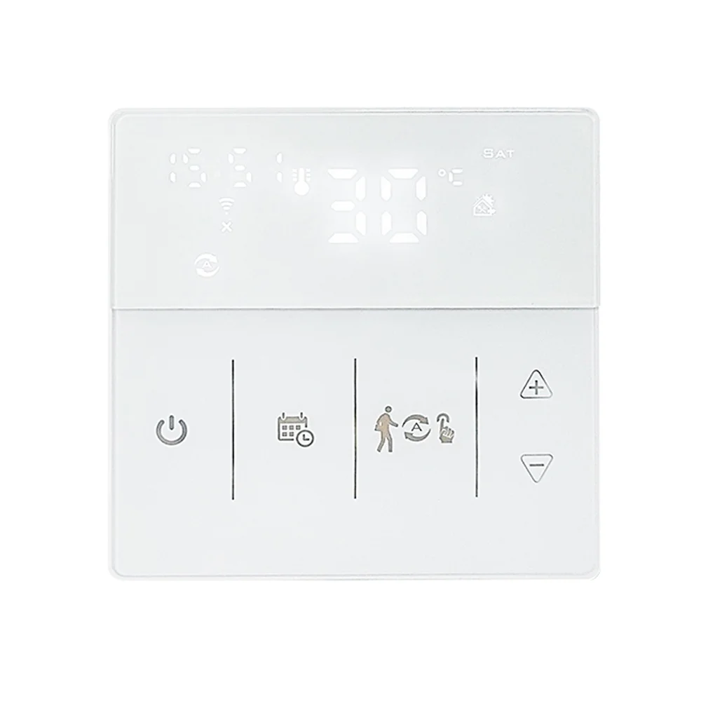 Tuya Smart Home HVAC Central Air Conditioner FCU Water Electric Floor thermostat Smart WiFi Thermostat