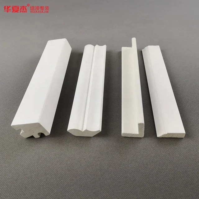 Interior decorative line White Gesso Primed MDF PVC Trim & Mouldings for design