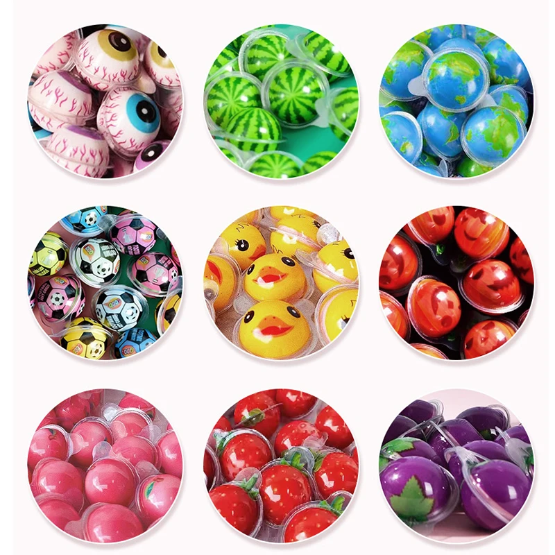 Wholesale Custom China Halal Earth Planet Eye Ball Shape Soft Jelly Chewing Gummy Candy Sweets